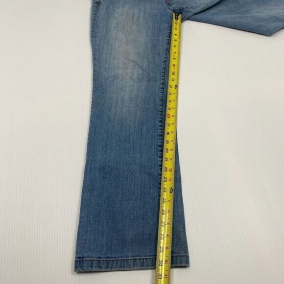 Vintage Converse Womens Size 14 Jeans 1974 Hip Huggers Blue Denim Hong Kong - Picture 5 of 15